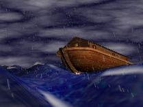 Ilustrasi perahu nabi nuh
